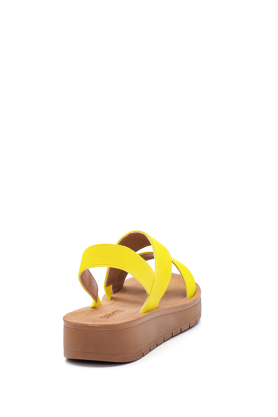 Women's Yellow Casual Flat Sandals