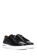 Men's Black Leather Sneaker | Derimod