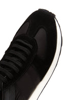 Erkek Siyah Süet Detaylı Sneaker | Derimod