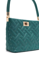 Women's Green Quilted Handbag | Derimod