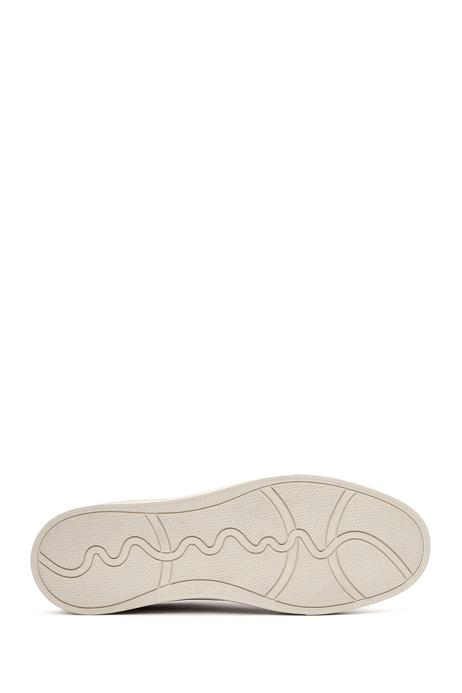 
Men's Beige Lace-Up Nubuck Leather Sneaker
