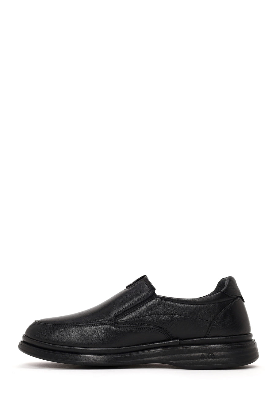 Male Black Leather Comfort Loafer