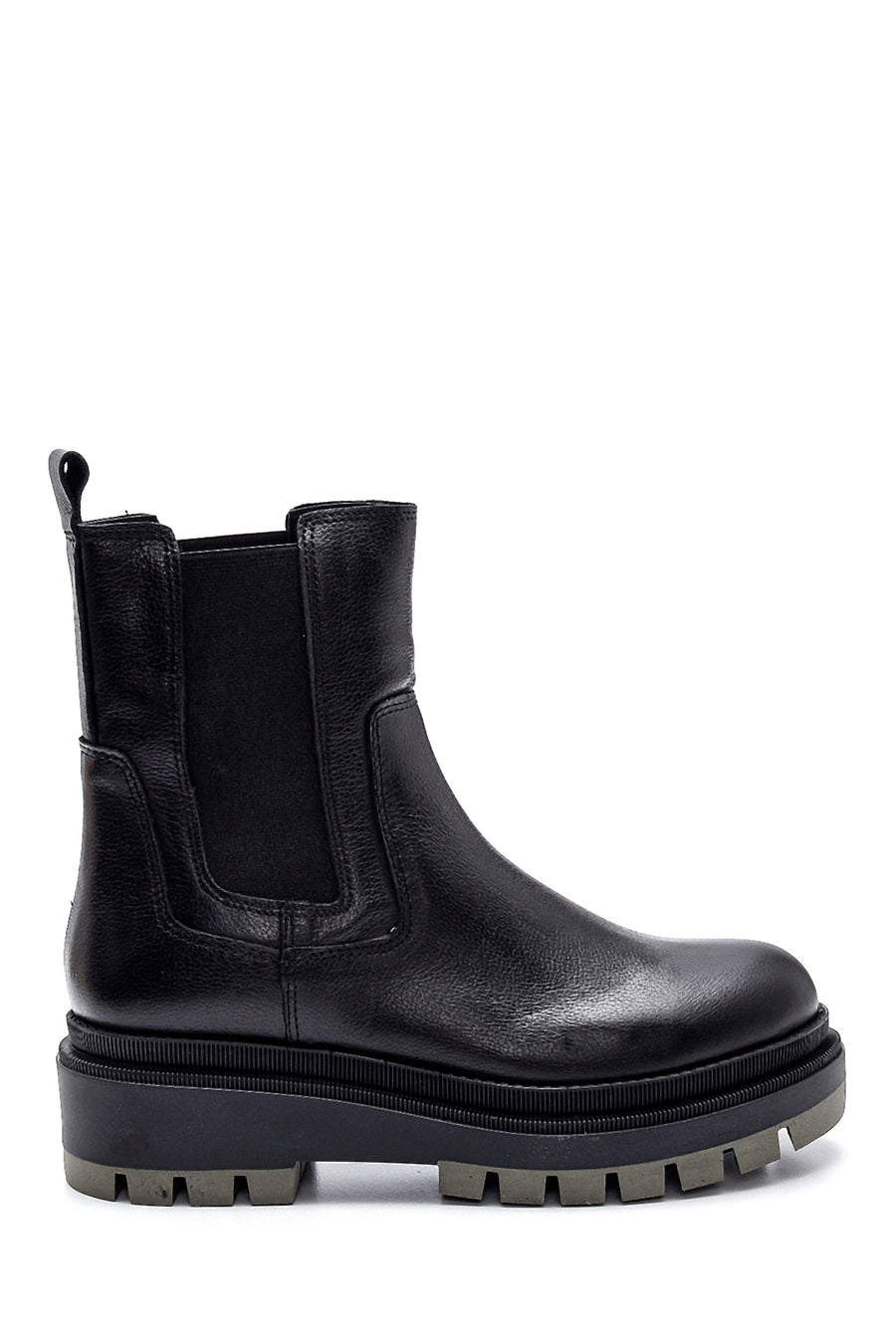 Women's Leather Thick Soled Chelsea Boots 21WFD184718 | Derimod