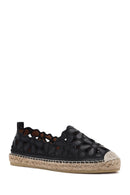 Women's Black Espadrille | Derimod