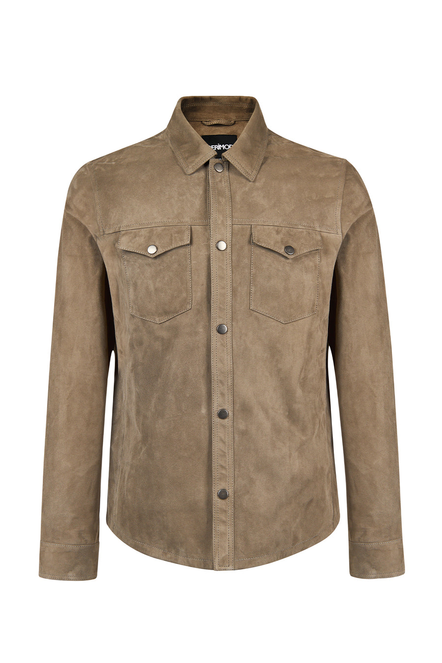 Martinez Male Mink Suede Leather Shirt Jacket