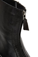 Women's Black Zipper Boots | Derimod