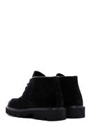 Men's Black Suede Leather Boots | Derimod