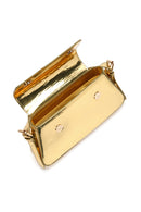 Women's Gold Metallic Shoulder Bag | Derimod