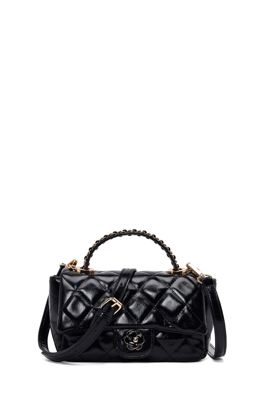 Woman Black Long-Strap Quilted Shoulder Bag AB20002553 | Derimod