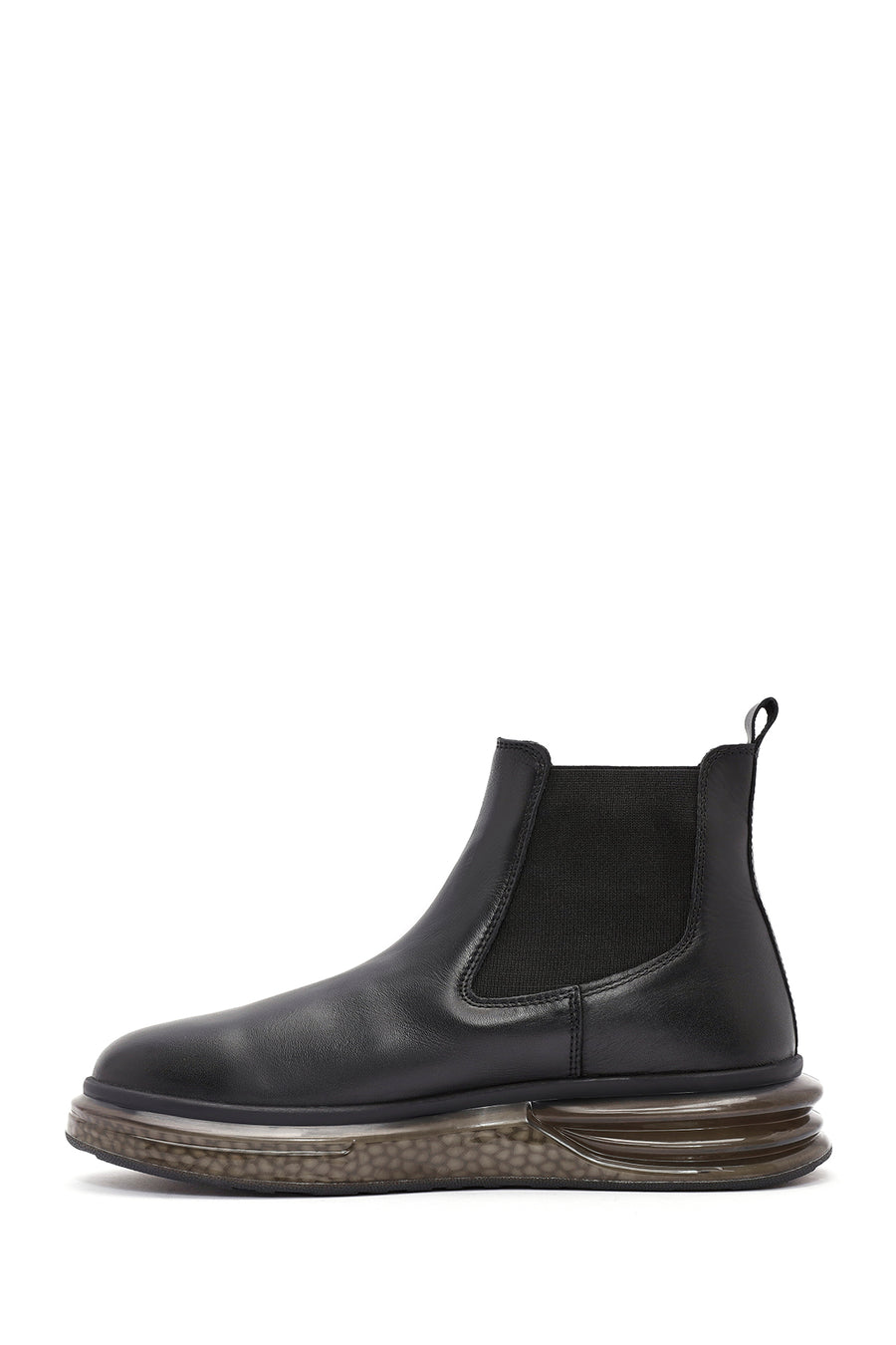 Men's Black Leather Chelsea Boots