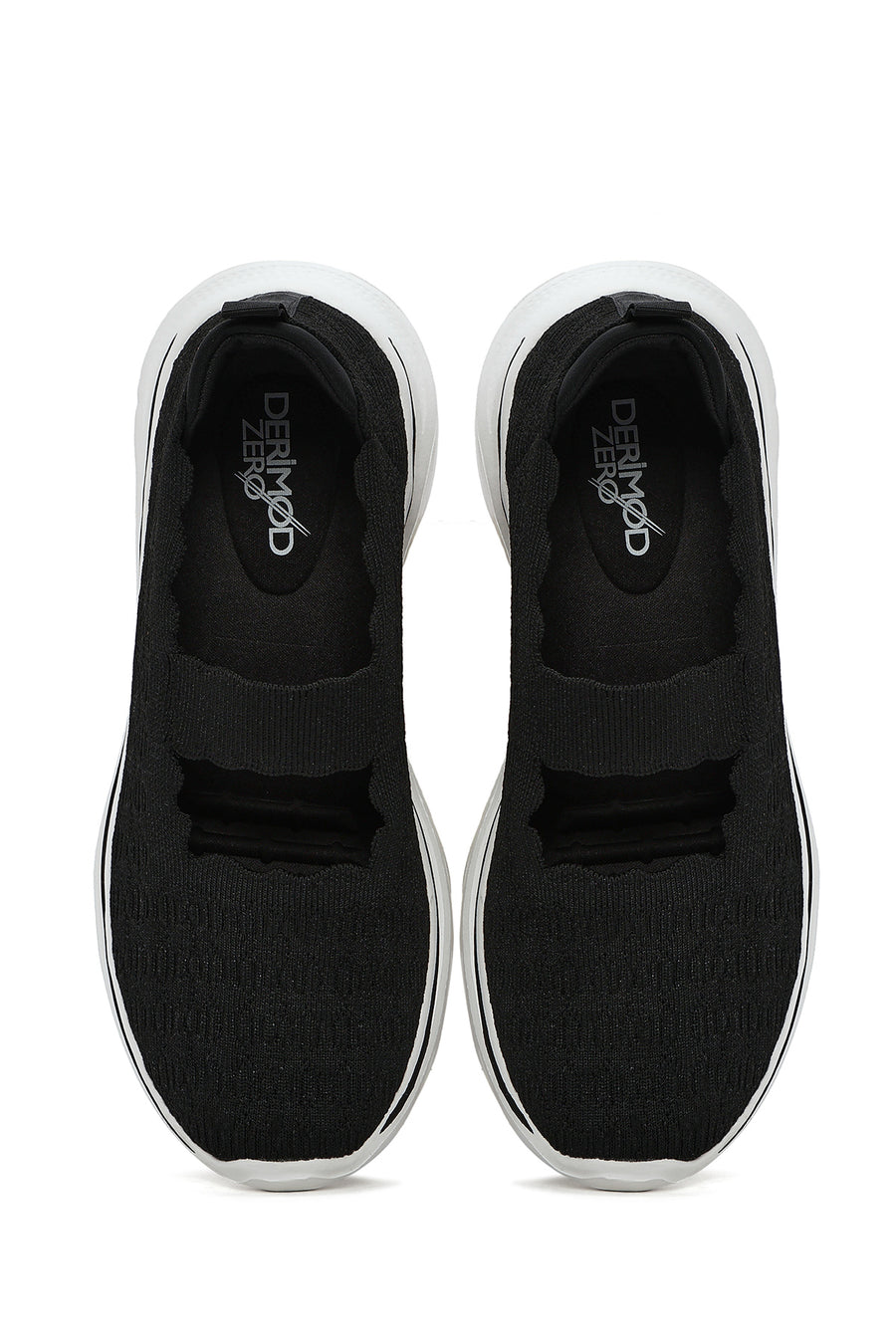 Derimod Zero Women's Black Fabric Sneakers