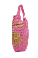 Women's Pink Straw Shoulder Bag | Derimod