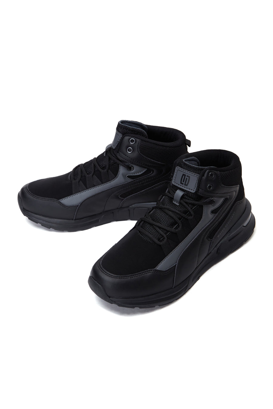 Men's Black High Top Sneaker