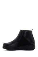 Women's Black Comfort Leather Boots | Derimod