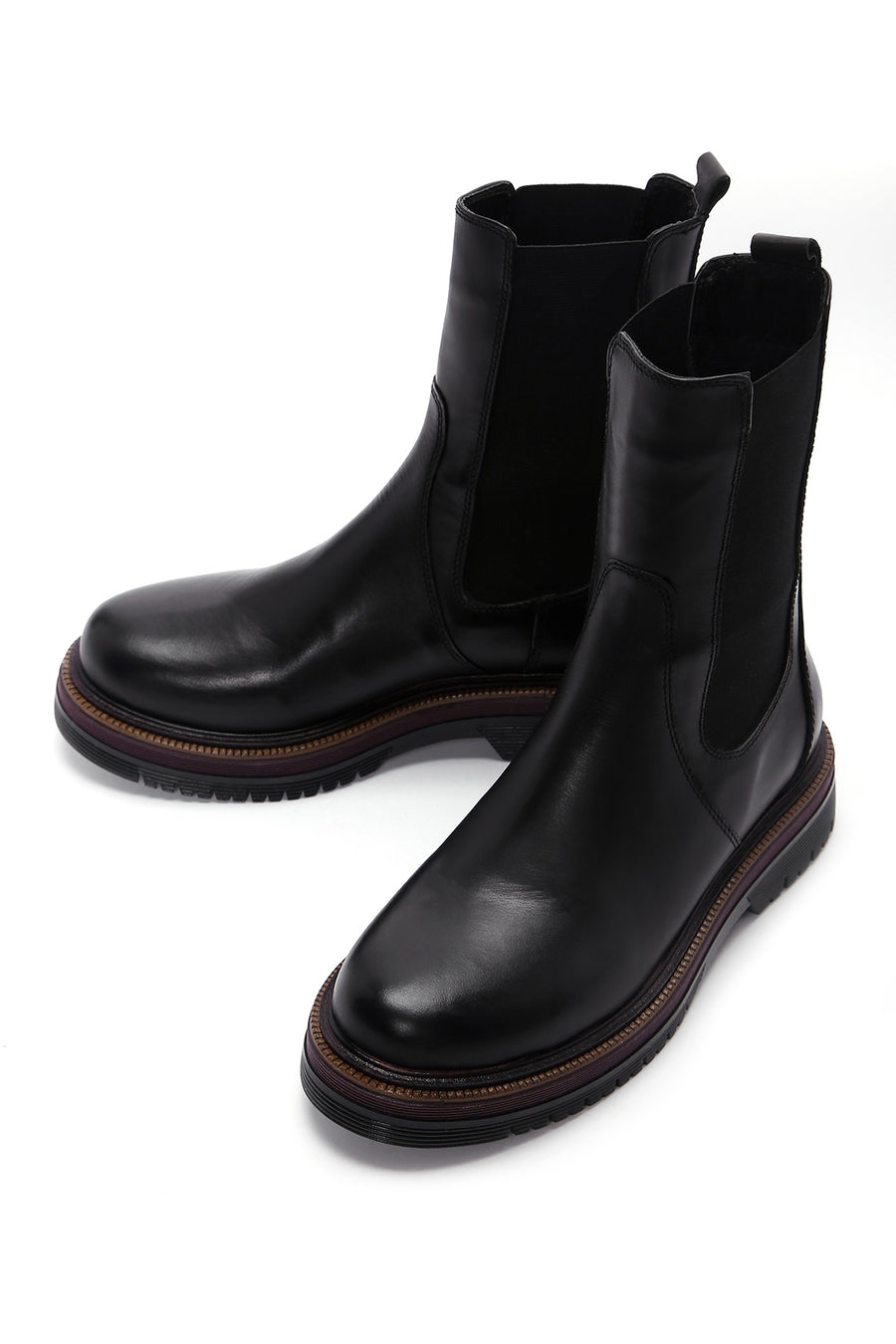 Women's Black Leather Boots