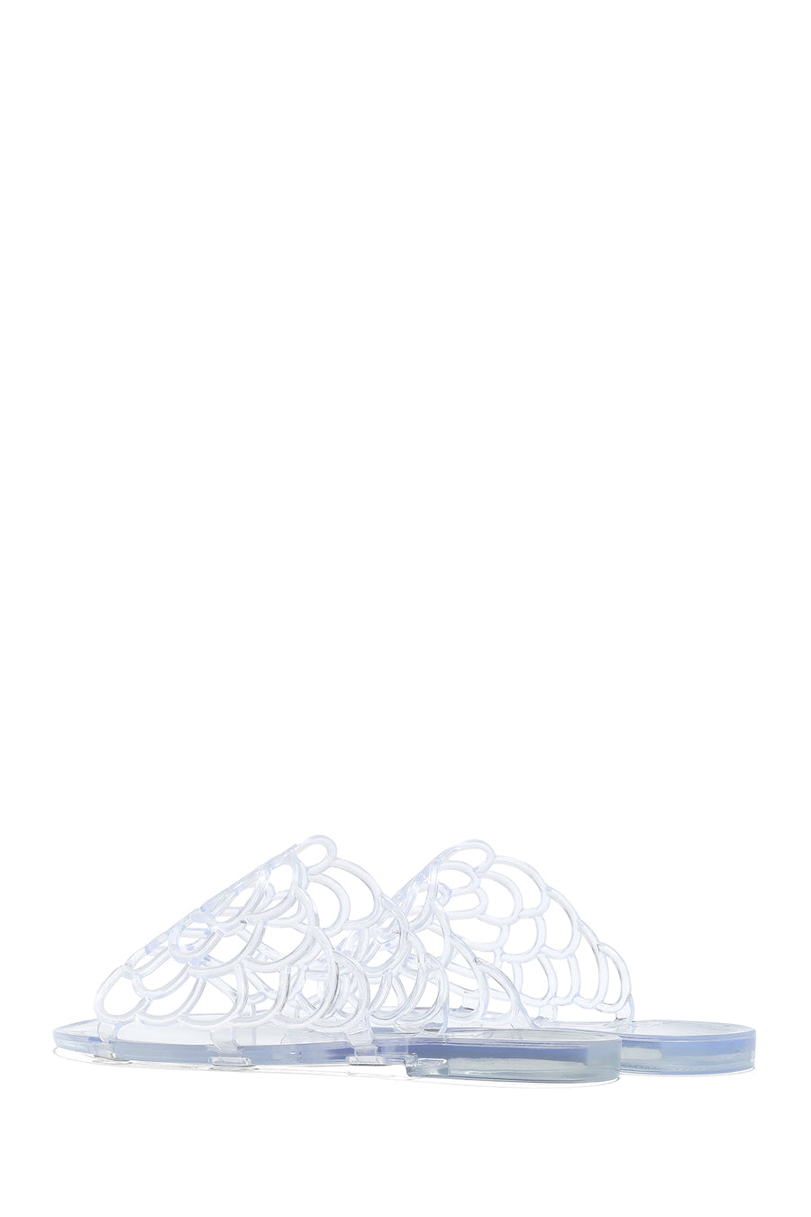 Women's Transparent Patterned Jelly Slippers