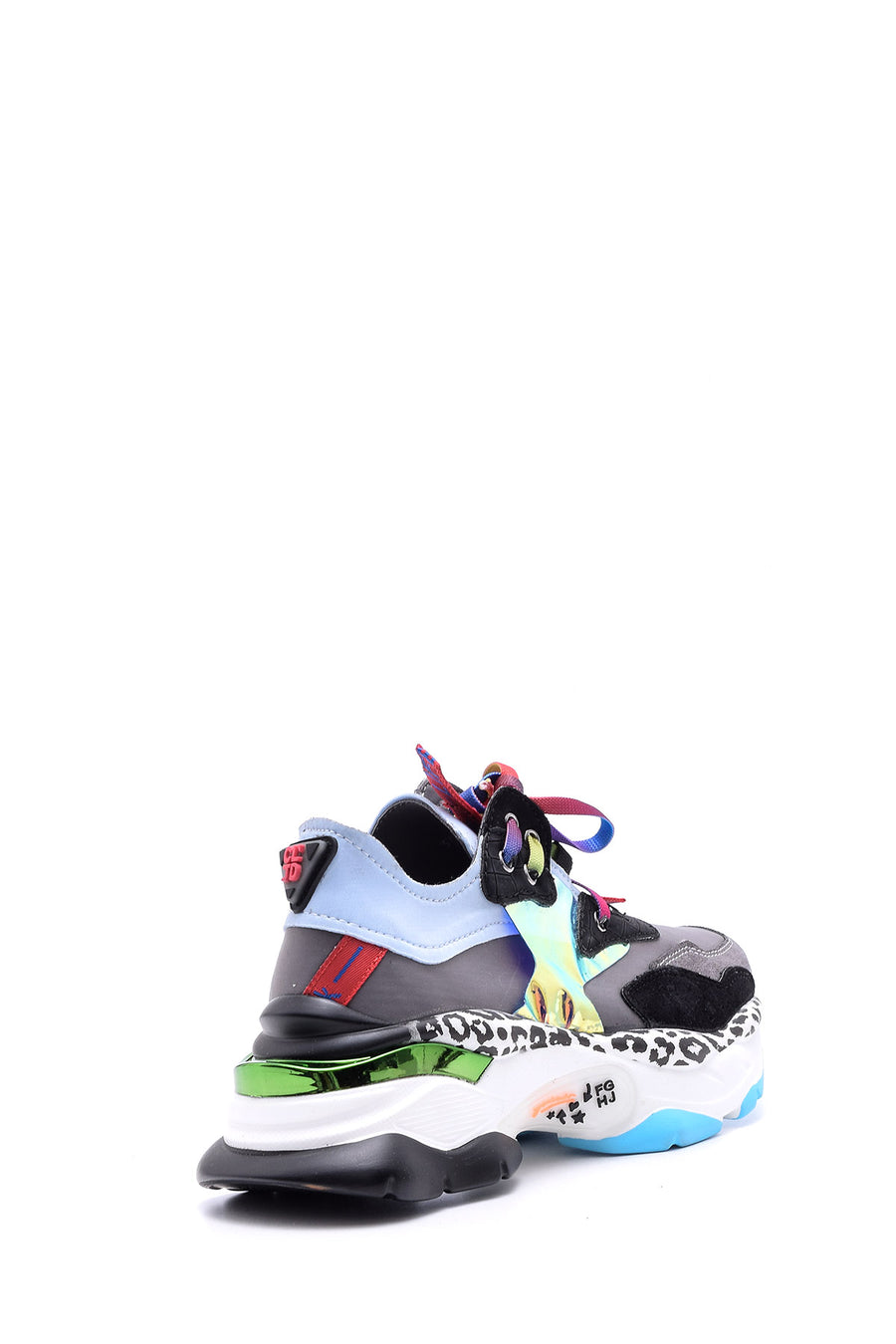 Kadın Renkli Yüksek Tabanlı Sneaker