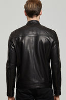 Dias Men's Leather Jacket | Derimod