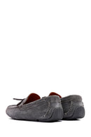 Men's Gray Leather Loafer | Derimod