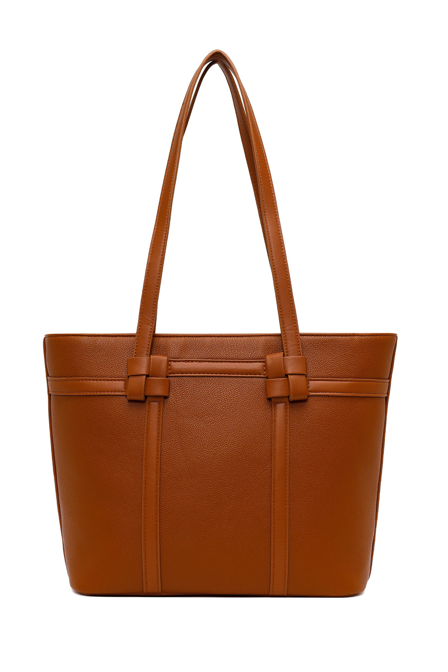 Woman Brown Long-Strap Classic Shoulder Bag