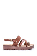 Women's Crocodile Detailed Sandals | Derimod