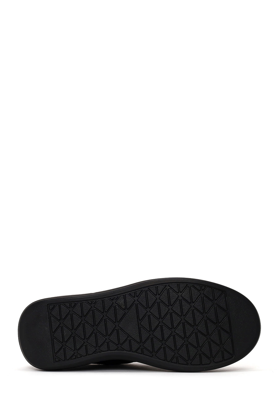 Kadın Siyah Bağcıklı Kalın Tabanlı Sneaker