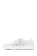 Women's Ecru Fabric Sneaker | Derimod