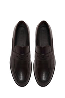 Erkek Kahverengi Deri Klasik Loafer | Derimod