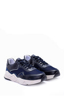 MEN'S HIGH-SOLE LEATHER SNEAKER | Derimod