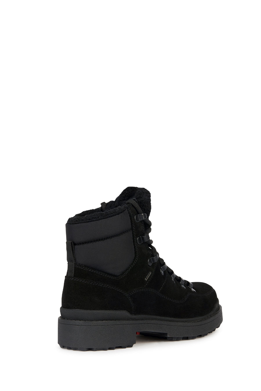 Geox Women's Black Nevegal Abx Suede Leather Boots