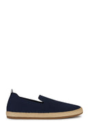 Geox Men's Navy Blue Pantelleria Straw Sole Espadrille | Derimod