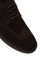 Male Brown Lace-up Suede Casual Shoes | Derimod