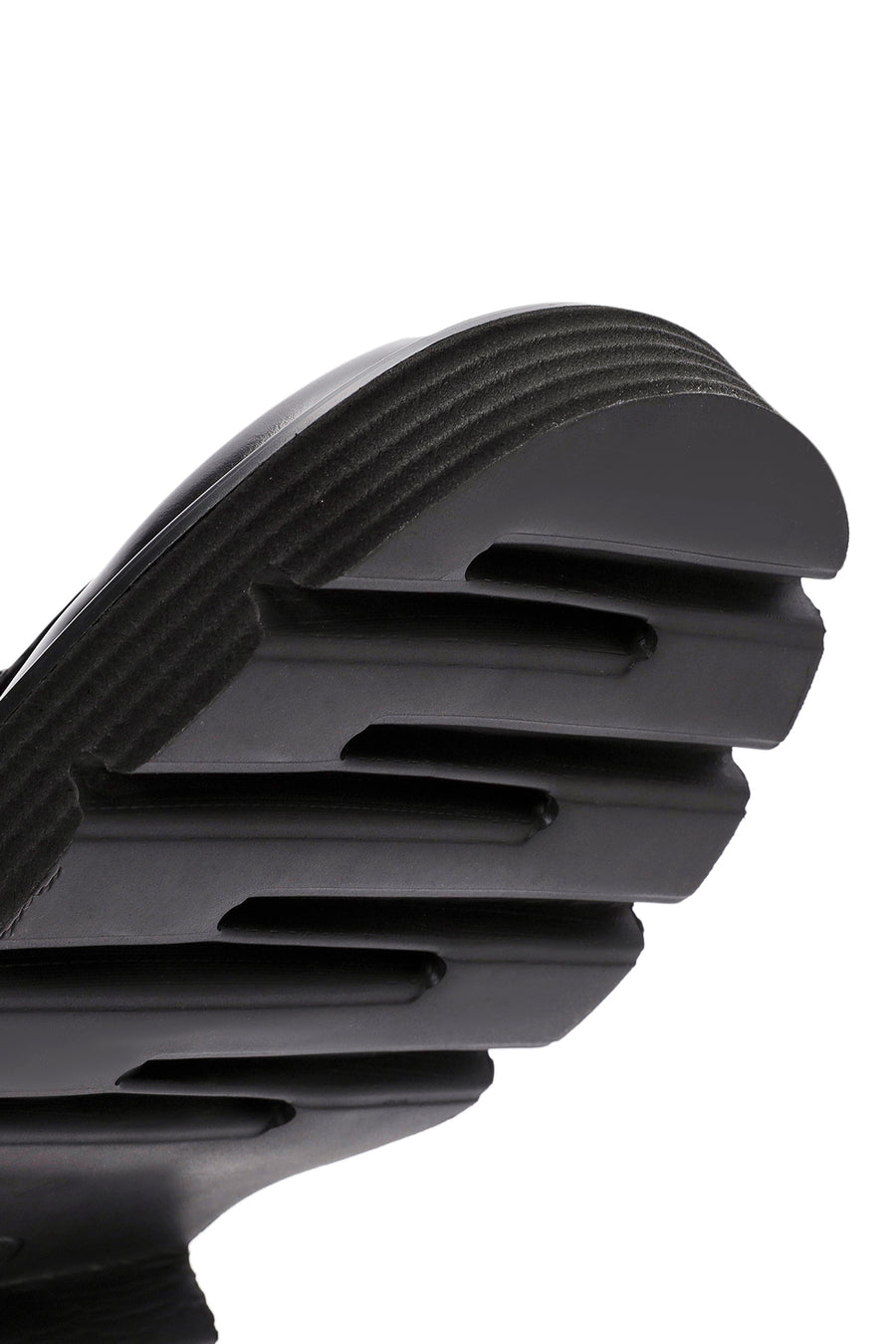 Men's Black Leather Casual Loafer