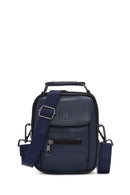 Men's Navy Blue Messenger Bag | Derimod