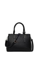Woman Black Classic Shoulder Bag with Long Strap | Derimod