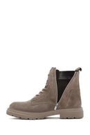 Men's Beige Leather Boots | Derimod