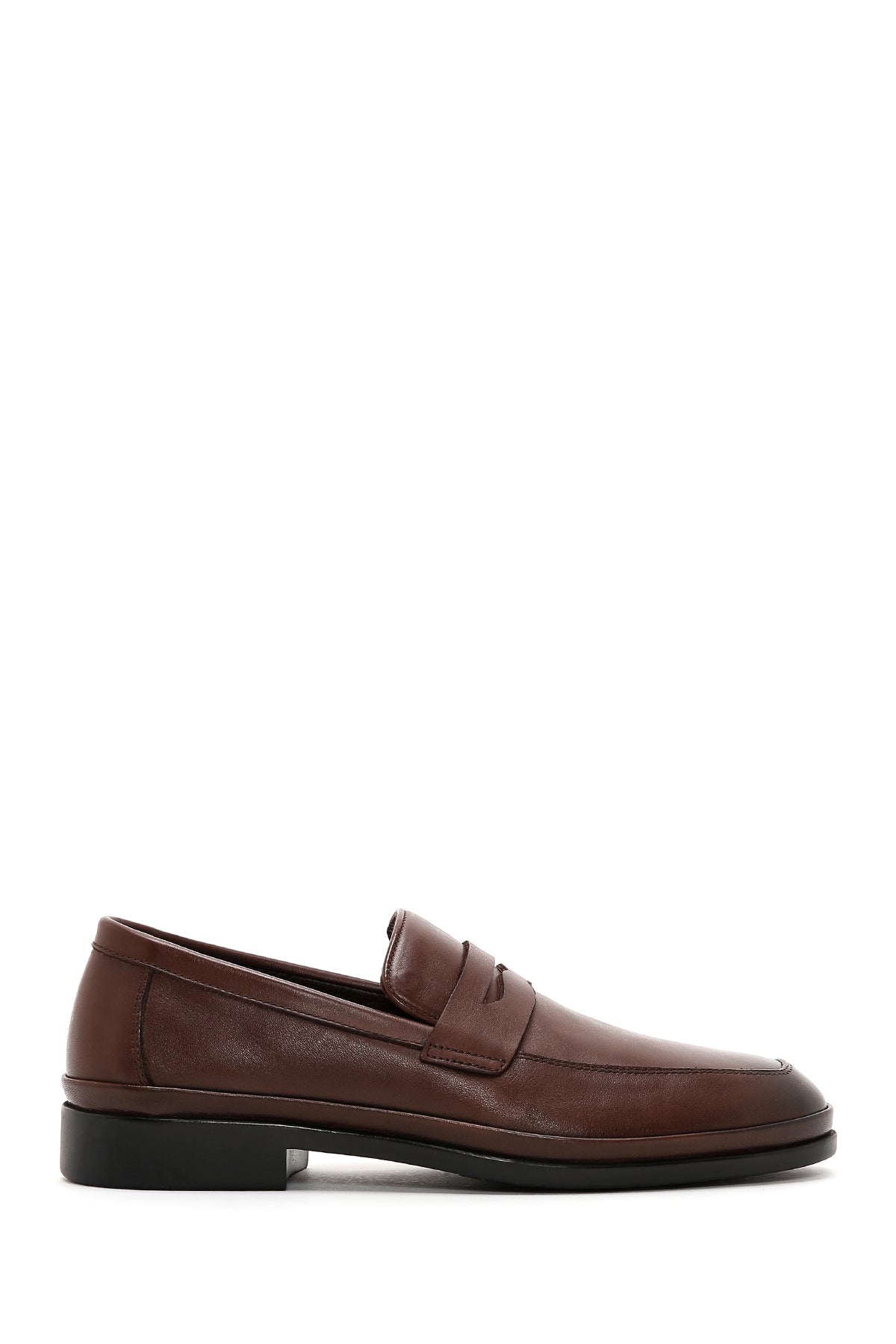 Erkek Kahverengi Deri Klasik Loafer 23SFD618218 | Derimod