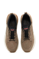 Men's Nubuck Leather Sneaker | Derimod