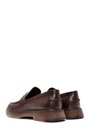 Men's Brown Leather Casual Loafer | Derimod