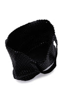 Women's Black Knitted Shoulder Bag | Derimod