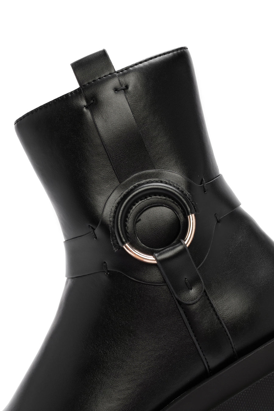 Kadın Siyah Fermuarlı Bot