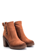 Women's Suede Heeled Boots | Derimod