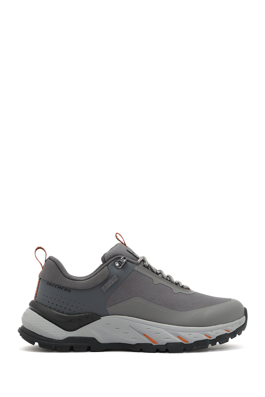 Skechers Men's Grey Lace-Up Fabric Sneakers 210820 GRY | Derimod