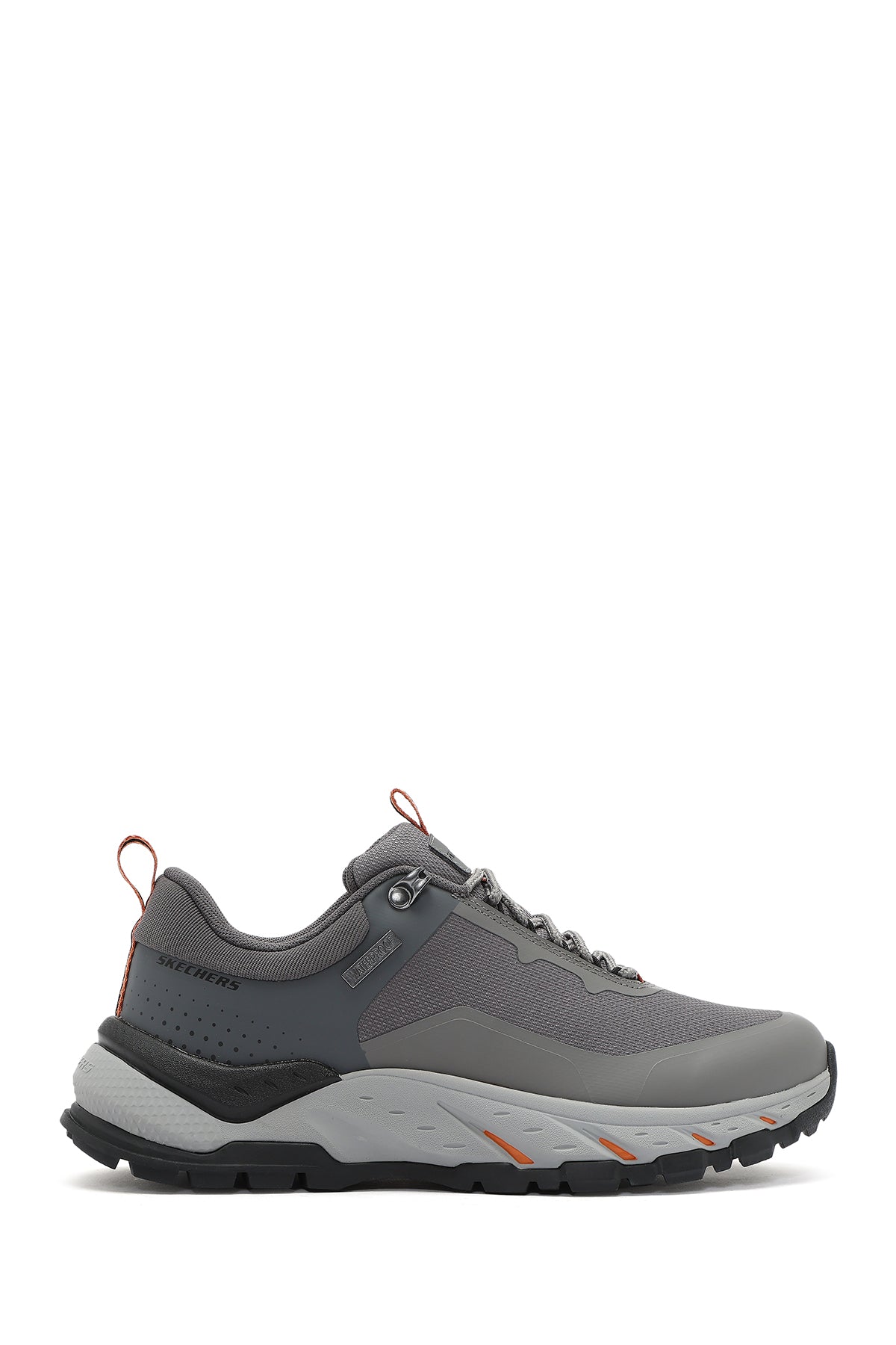 Skechers Men's Grey Brockmont Lace-Up Fabric Sneakers 210820 GRY | Derimod