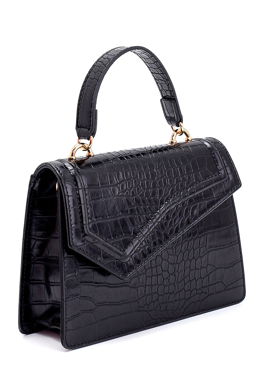 Women's Crocodile Detailed Handbag