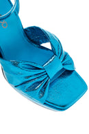 Women's Blue Platform Heeled Sandals | Derimod