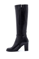 Women's Buckle Detailed Heeled Boots | Derimod