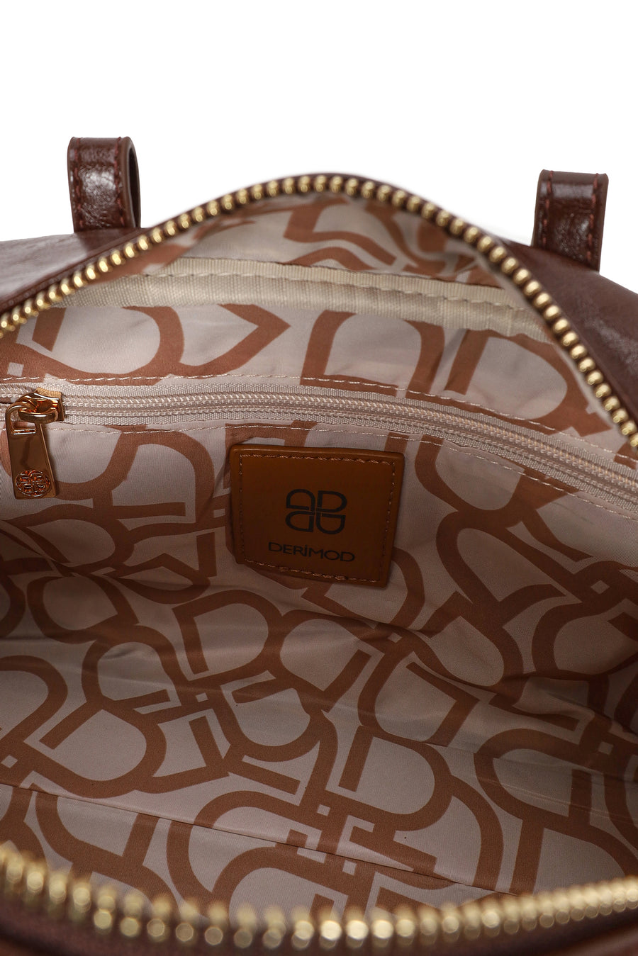 Woman Brown Long-Strap Shoulder Bag