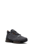 Derimod Zero Men's Gray Lace-Up Thick Soled Sneaker | Derimod