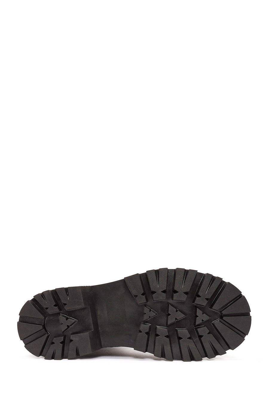 Men's Black Lace-Up Leather Combat Boots